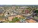 High angle view of a neighborhood with tile-roofed homes and solar panels at 6123 W Grandview Rd, Glendale, AZ 85306