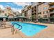 Refreshing community pool and patio area at 17 W Vernon Ave # 103, Phoenix, AZ 85003