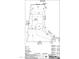 Plot plan for a single-Gathering home showing lot dimensions, setbacks, and building footprint including a 3-car garage at 17703 W Raymond St, Goodyear, AZ 85338