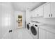 Clean laundry room with modern appliances and exterior access at 4108 E Stanford Dr, Phoenix, AZ 85018