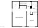 Upper floor plan with primary bedroom and additional bedroom at 1433 N 53Rd Ave, Phoenix, AZ 85043