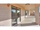 View from covered patio showing sliding glass doors at 19776 N Harris N Dr, Maricopa, AZ 85138