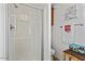 Clean bathroom with shower, vanity and linen storage at 8865 E Baseline Rd # 1129, Mesa, AZ 85209