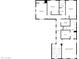 Second floor layout showing three bedrooms and two bathrooms at 3636 E Stampede Dr, Gilbert, AZ 85297