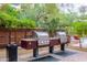 Outdoor grilling area with stainless steel grills at 7151 E Rancho Vista Dr # 4001, Scottsdale, AZ 85251