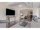 Open-concept living area with a view of the kitchen and dining area at 7151 E Rancho Vista Dr # 4001, Scottsdale, AZ 85251