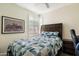 Spacious bedroom featuring a comfortable bed and artwork at 19777 N 76Th St # 1248, Scottsdale, AZ 85255