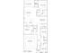 Floor plan showcasing the layout of a four-bedroom, three-bathroom single Gathering home at 29313 N 31St Ln, Phoenix, AZ 85083