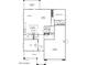 First-floor layout features kitchen, dining area, great room, and two-car garage at 43499 N Wollemi St, Queen Creek, AZ 85140