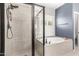 Relaxing bathroom with soaking tub and walk-in shower at 9982 W Villa Chula --, Peoria, AZ 85383