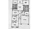 Floor plan showcasing the home's layout with bedrooms, bathrooms, kitchen, and living areas at 18169 W Cactus Flower W Dr, Goodyear, AZ 85338