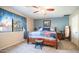 Spacious bedroom with a queen-size bed and ample closet space at 1816 E Enrose St, Mesa, AZ 85203