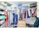 Walk-in closet with ample storage space for clothes and accessories at 3800 S Cantabria Cir # 1023, Chandler, AZ 85248