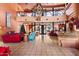 Spacious lobby area with high ceilings, comfortable seating, and holiday decor at 4303 E Cactus Rd # 146B, Phoenix, AZ 85032