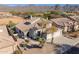 Aerial view of two story house and surrounding area at 12344 E Poinsettia Dr, Scottsdale, AZ 85259