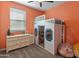 bedroom with a built-in bunk bed and dresser at 17352 W Country Club Ter, Surprise, AZ 85387