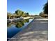 Serene canal with trees and walking path at 2014 E Hulet Pl, Chandler, AZ 85225