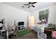 Bedroom with double bed, desk and wall decor at 2135 N Heritage St, Buckeye, AZ 85396