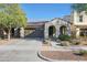Single-story home with solar panels and landscaped front yard at 2135 N Heritage St, Buckeye, AZ 85396