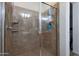 Large walk-in shower with glass enclosure at 2135 N Heritage St, Buckeye, AZ 85396