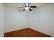 Small bedroom with wood floors and window blinds at 8214 S 26Th St, Phoenix, AZ 85042