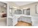 Spacious bathroom with double sinks, and a soaking tub at 942 N Miramar --, Mesa, AZ 85213