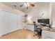 Spacious bedroom with built-in desk and large closet at 942 N Miramar --, Mesa, AZ 85213