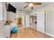 Home gym with sauna, mirror, and exercise equipment at 942 N Miramar --, Mesa, AZ 85213