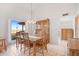 Dining area with wood table and chairs, and a view at 16010 E El Lago Blvd, Fountain Hills, AZ 85268