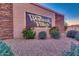 Westbrook Village community entrance sign, welcoming residents and guests at 19522 N 84Th Ave, Peoria, AZ 85382
