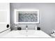 Modern bathroom with updated vanity and mosaic tile at 6834 E 4Th St # 7, Scottsdale, AZ 85251