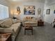 Cozy living room featuring neutral decor and comfortable seating at 9302 E Broadway Rd # 184, Mesa, AZ 85208