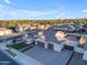 Aerial view of house, yard, and neighborhood at 21559 E Russet Rd, Queen Creek, AZ 85142