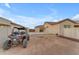 Garage with ample space for vehicles and storage at 21559 E Russet Rd, Queen Creek, AZ 85142