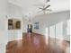 Spacious living room featuring high ceilings and tile flooring at 8937 E Crescent Ave, Mesa, AZ 85208