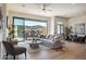 Spacious living area with large windows and mountain views at 10835 N Cherry Hills Ct, Fountain Hills, AZ 85268