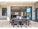 Outdoor patio with seating area, views of the living area at 10835 N Cherry Hills Ct, Fountain Hills, AZ 85268