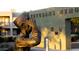 Bronze statue of a soldier saluting at 10835 N Cherry Hills Ct, Fountain Hills, AZ 85268