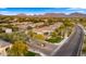 Aerial view of house and community, mountain backdrop at 21057 N 74Th Way, Scottsdale, AZ 85255