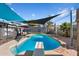 Refreshing pool with diving board and shade at 4015 E Catalina Dr, Phoenix, AZ 85018