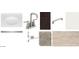 Bathroom features a modern sink, faucet, and brushed nickel hardware at 47267 W Mellen Ln, Maricopa, AZ 85139