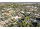 Aerial view showcasing home's location in a quiet residential neighborhood at 6301 E Huntress Dr, Paradise Valley, AZ 85253