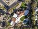 Bird's eye view of the property, highlighting its size and layout at 6301 E Huntress Dr, Paradise Valley, AZ 85253
