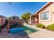 Expansive backyard with a refreshing pool at 7253 W Kings Ave, Peoria, AZ 85382