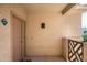 Private condo entry with door and small balcony at 9550 E Thunderbird Rd # 259, Scottsdale, AZ 85260