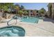 Community pool and spa area at 9550 E Thunderbird Rd # 259, Scottsdale, AZ 85260