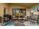 Relaxing covered patio with seating area at 21836 W Hopi St, Buckeye, AZ 85326