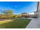 Backyard with artificial turf and gazebo at 28965 N 120Th Dr, Peoria, AZ 85383
