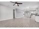 Open concept kitchen with an island and modern appliances at 28965 N 120Th Dr, Peoria, AZ 85383