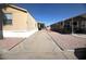Driveway between two tan mobile homes at 9431 E Coralbell Ave # 124, Mesa, AZ 85208